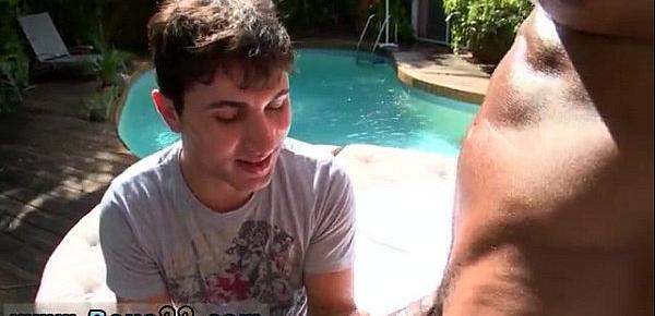  Hairy handsome gay sex video We set up shop out by his pool and